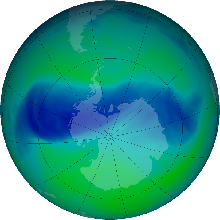 Ozone Map 2006-12-04